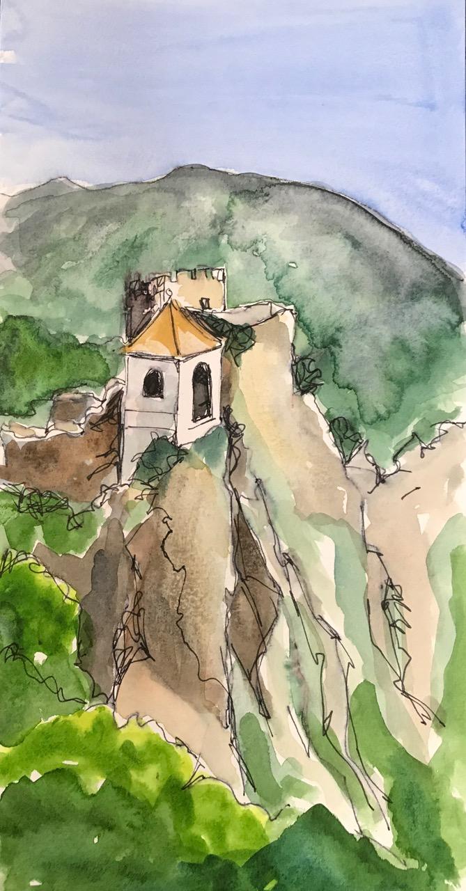 Guadalest, Bell Tower from above